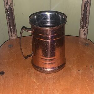 Classic Copper Plated Mug with Handle